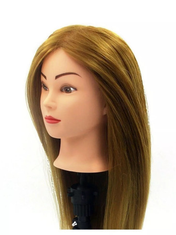 Учебная голова FANTOMHEADS 338B-27, волосы 60 см, медный оттенок